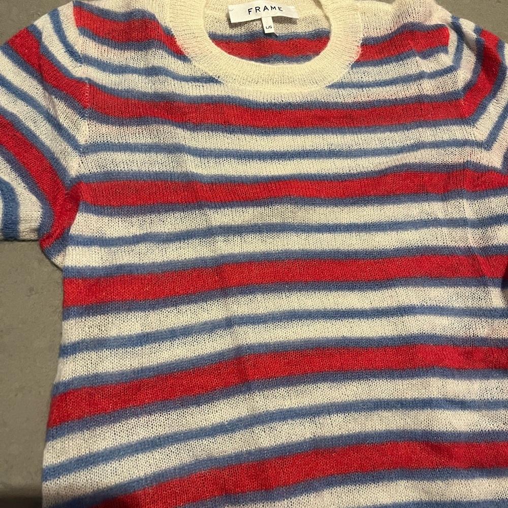 Frame Denim Multicolor Striped Sweater